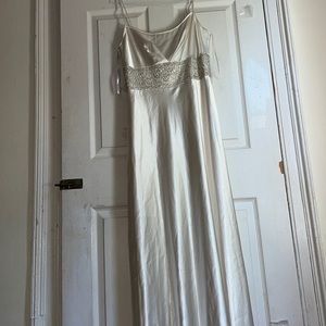 Beig colored wedding dress